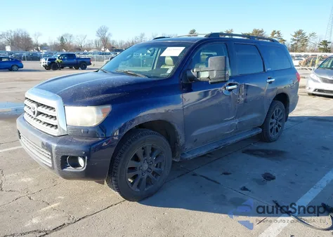 2008 Toyota Sequoia Limited 5.7L V8 from USA, damaged, VIN 5TDBY68A18S017660